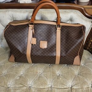 Authentic vintage Celine travel bag